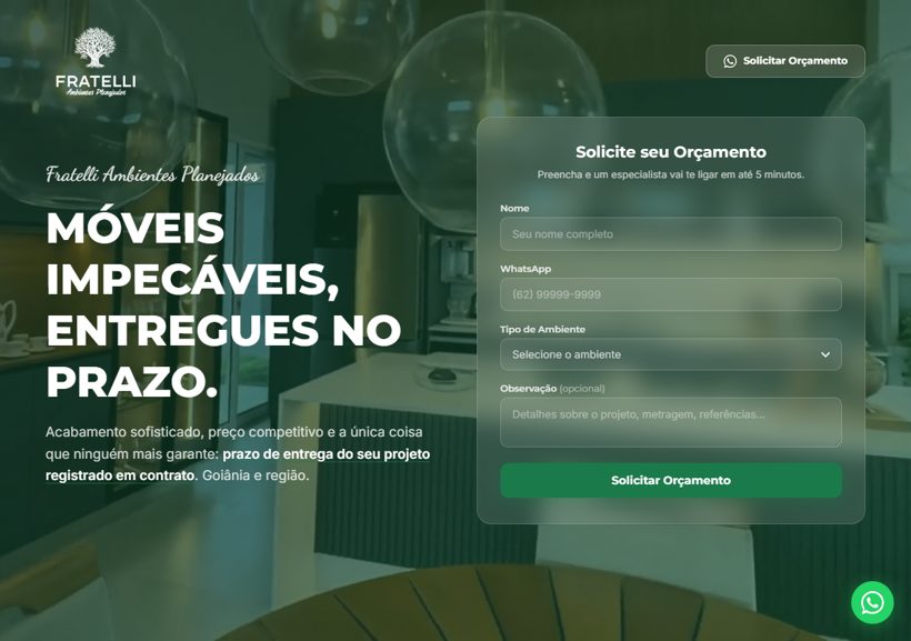 Site Fratelli Ambientes